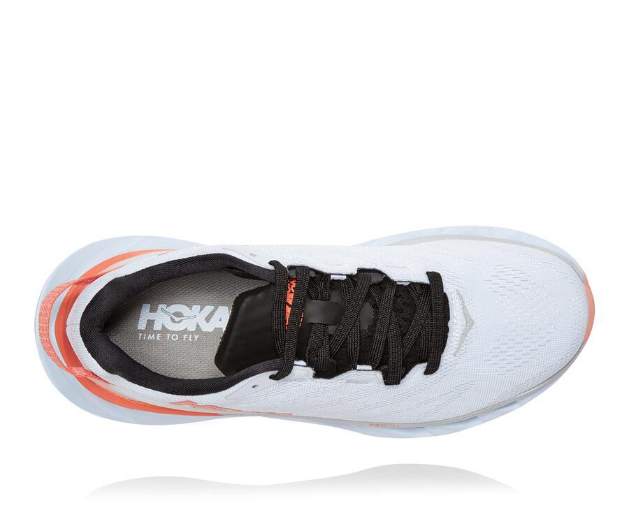 Hoka One One Running Shoes Womens White - Elevon 2 - 08673ZRXA